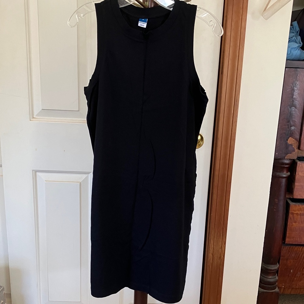 Old Navy Black Sleeveless Mini Dress